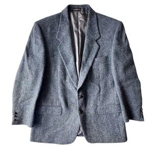 HARRIS TWEED Vintage Herringbone Wool Sports Coat  Blazer | 42